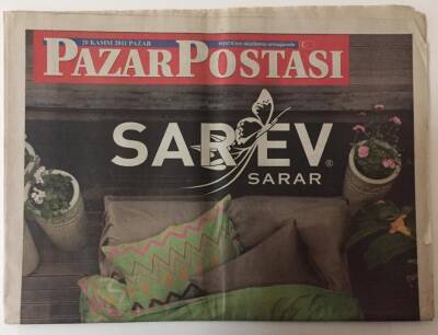 Posta Gazetesi Pazar Postası - 20 Kasım 2011 - Tarık Akanın Oğlu Barış Üregül İle Röportaj GZ25458 - 1