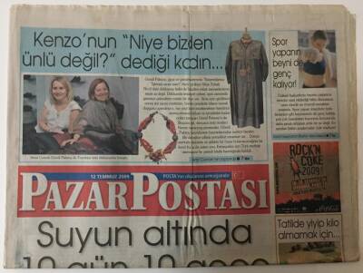 Posta Gazetesi Pazar Postası Eki - 12 Temmuz 2009 - Suyun Altında 10 Gün 10 Gece GZ25464 - 1