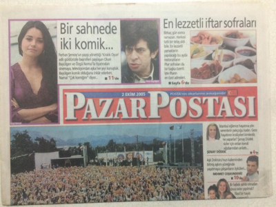 Posta Gazetesi Pazar Postası Eki - 2 Ekim 2005 - Eski Eş Korkusu GZ24475 - 1