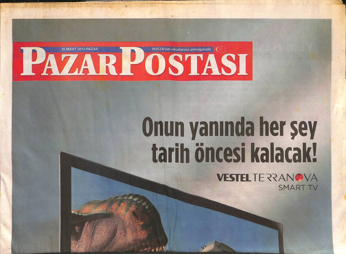 Posta Gazetesi Pazar Postası Eki 25 Mart 2012 - Davetlerde , Düğünlerde Cemil İpekçi Event İmzası - Madonna Konseri İçin Bilet Kazanın GZ135247 - 1