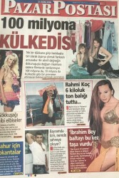 Posta Gazetesi Pazar Postası Eki 31 Ekim 2004-Asena İbrahim Bey Baltayı Bu Kez Taşa Vurdu GZ45356 - 2