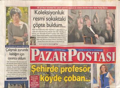 Posta Gazetesi Pazar Postası Eki 5 Ağustos 2012 - Türk Sinemasının Dev Oyuncusu Ayşen Gruda Çalışmak Zorunda Kaldığım İçin Oyuncu Oldum GZ119557 - 1