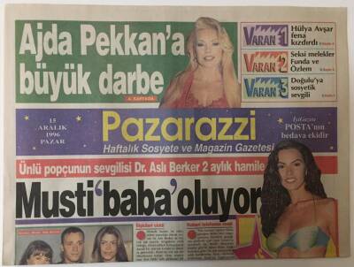 Posta Gazetesi Pazarazzi Eki 15 Aralık 1996 - Emel Sayın Bir Türlü Boşanamadı GZ25486 - 1