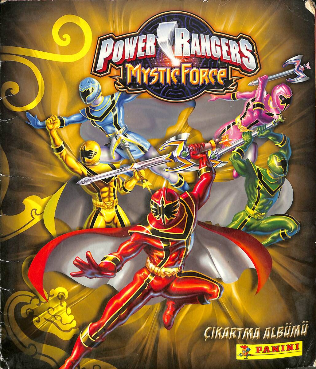 Power Rangers Mystic Force Sticker Albümü (Çıkartmaları Mevcut Değildir) NDR101985 - 1