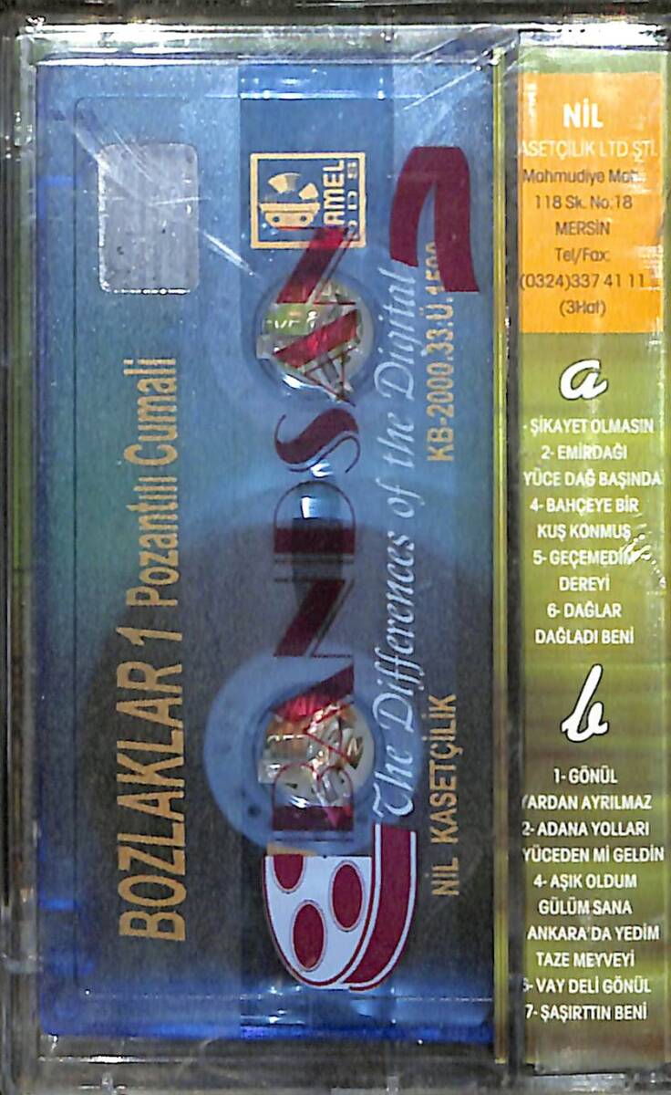 Pozantılı Cumali - Bozlaklar Kaset (Sıfır) KST28192 - 2