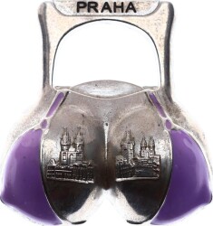 Praha (Prag) Bikini Formunda Metal Eski Açacak AKS1287 - Gökçekoleksiyon
