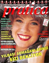 Pratica Dergisi Aralık 1991 Sayı 7 - Christian Dior Sizi Yeniyıla Hazırlıyor - 92nin Modası Gece Elbiseleri NDR77896 - Gökçekoleksiyon