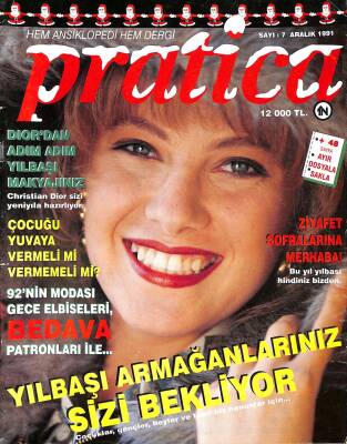 Pratica Dergisi Aralık 1991 Sayı 7 - Christian Dior Sizi Yeniyıla Hazırlıyor - 92nin Modası Gece Elbiseleri NDR77896 - 1
