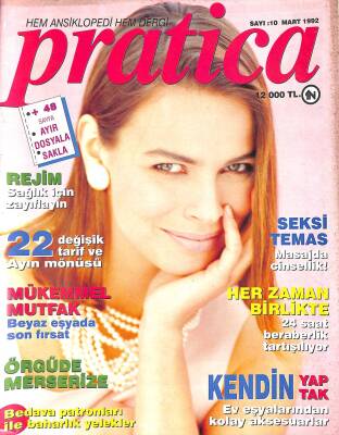 Pratica Dergisi Mart 1992 Sayı 10 - Ev Eşyalarından Kolay Aksesuarlar NDR77892 - 1