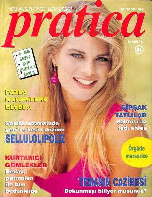 Pratik Kadının Dergisi Pratica AĞUSTOS 1992 KTP3115 - 1