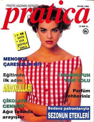 PRATİK KADININ DERGİSİ PRATICA EYLÜL 1992 Parfüm Rehberiniz KTP3108 - 1