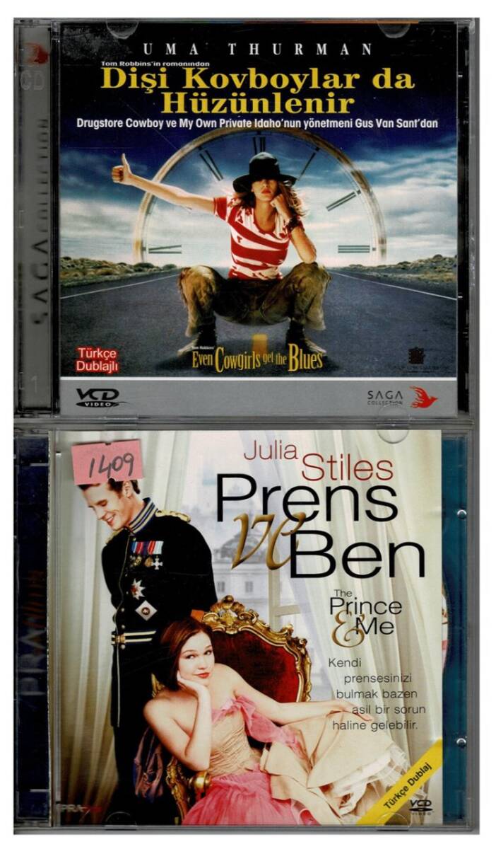 Prens ve Ben Dişi Kovboylar da Hüzünlenir 2 Adet VCD Film VCD219 - 1