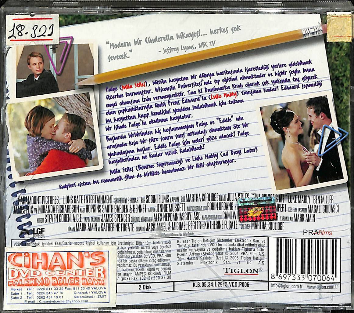 Prens Ve Ben VCD Film VCD14988 - 2
