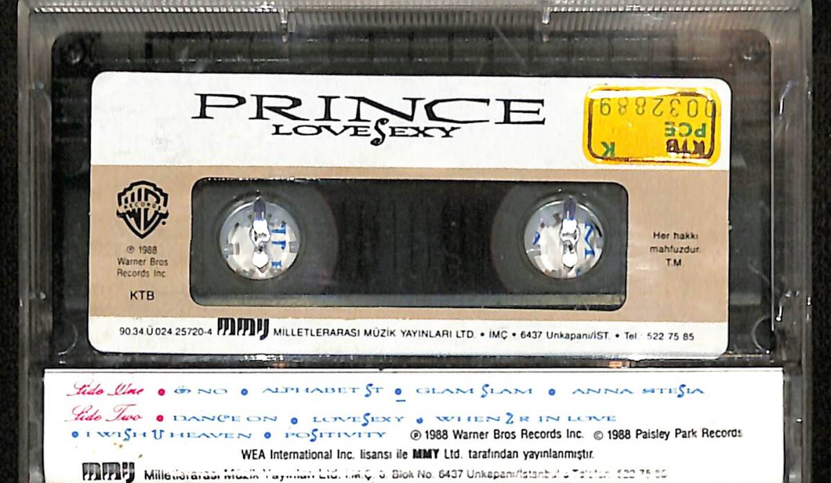 Prince Love Sexy Kaset (İkinci El Kaset) KST29795 - 2