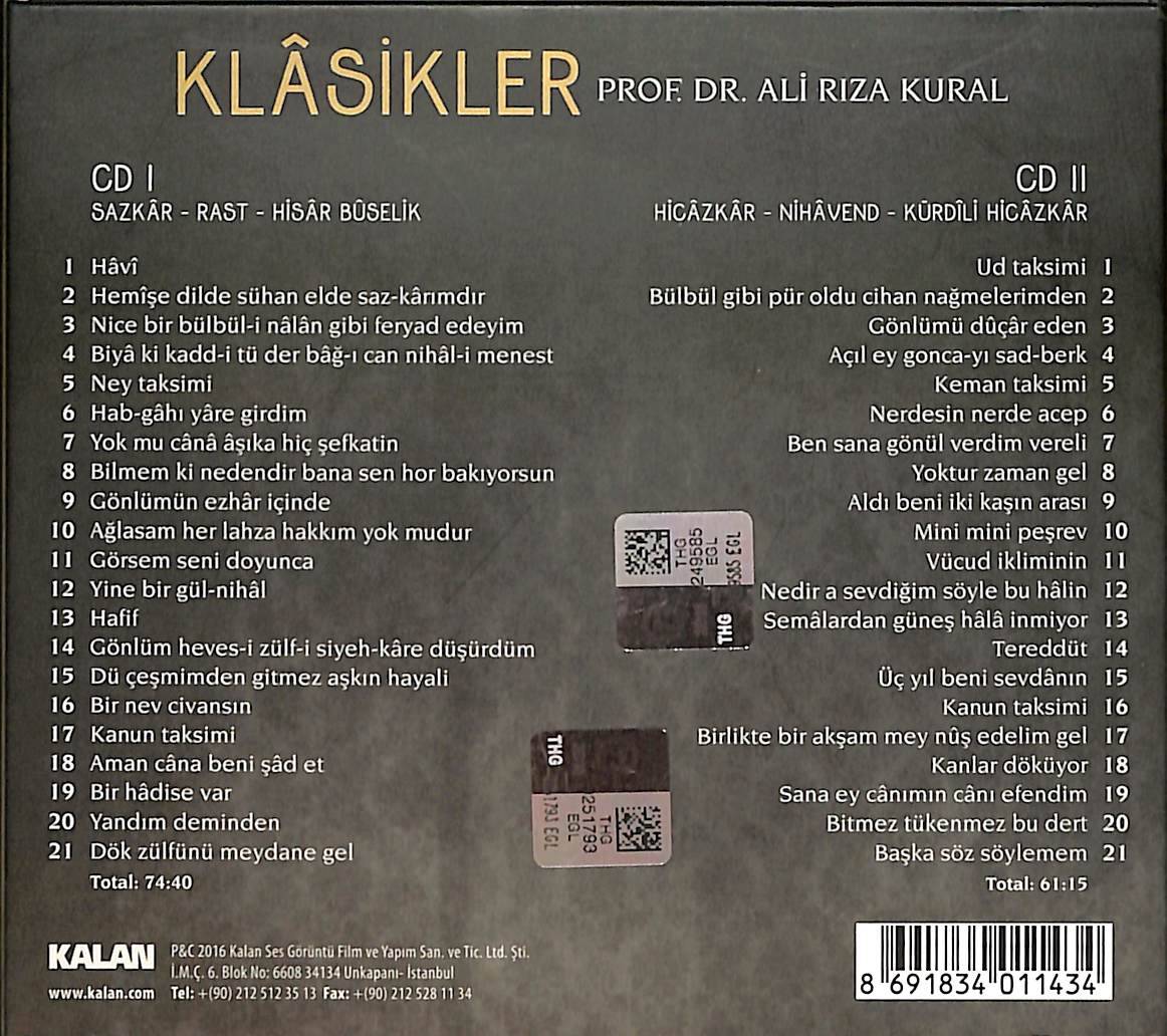 Prof. dr. Ali Rıza Kural - Klasikler CD (İkinci El) CD5004 - 2