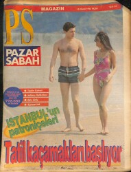 PS Magazin Dergisi 15 Nisan 1990 Sayı 32 - İstanbulun Patroniçeleri NDR78012 - Gökçekoleksiyon