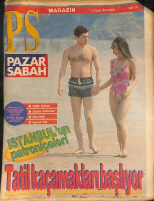 PS Magazin Dergisi 15 Nisan 1990 Sayı 32 - İstanbulun Patroniçeleri NDR78012 - 1