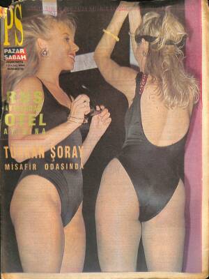 PS Magazin Dergisi 31 Mart 1991 Sayı 82 - Türkan Şoray Misafir Odasında - Kadir İnanır İle Tarık Akan Ne Yarışında NDR78093 - 1