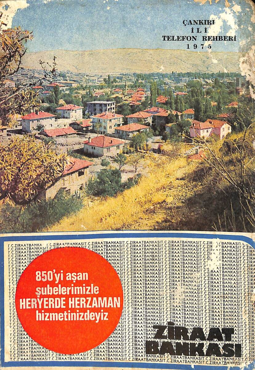 PTT Çankırı İli Telefon Rehberi 1975 NDR99567 - 1