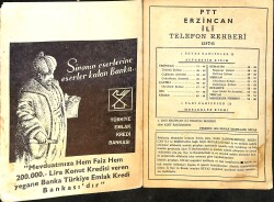 PTT Erzincan İli Telefon Rehberi 1976 NDR99571 - 2