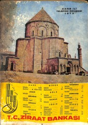 PTT Kars İli Telefon Rehberi 1973 NDR99575 - Gökçekoleksiyon