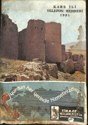 PTT Kars İli Telefon Rehberi 1981 NDR99573 - Gökçekoleksiyon