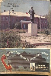 PTT Muş İli Telefon Rehberi 1981 NDR99569 - Gökçekoleksiyon