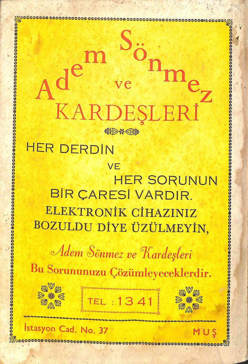 PTT Muş İli Telefon Rehberi 1981 NDR99569 - 3