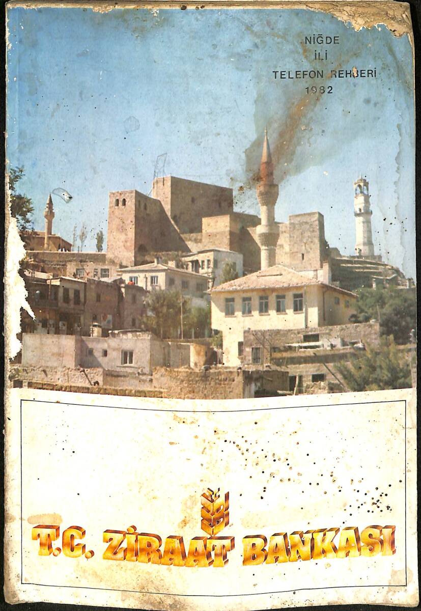 PTT Niğde İli Telefon Rehberi 1982 NDR99582 - 1