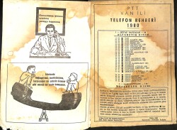 PTT Van İli Telefon Rehberi 1980 NDR99577 - 2