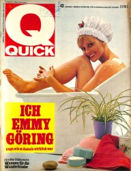 Quick 23 October 1966 - Emmy Göring, Garhard Kubetschek, Prinz Reza NDR85241 - Gökçekoleksiyon
