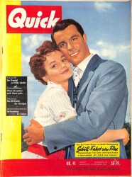 Quick Magazine 12 October 1957 - Romy Schneiders, Sophia Loren NDR85493 - Gökçekoleksiyon