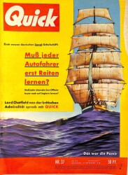 Quick Magazine 13 September 1958 - Nadja Tiller, Jean Gabin NDR85488 - Gökçekoleksiyon