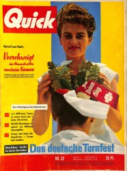 Quick Magazine 9 August 1958 - Nasser, Sena Wiener Staatsoper NDR85483 - Gökçekoleksiyon