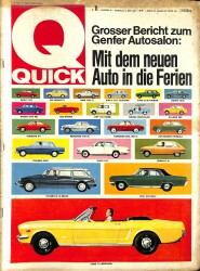 QUICK Nr. 11 14 Mar 1965 - Claudia Cardinale, Maria Brauner - Brigitte Bardot, NDR83666 - Gökçekoleksiyon