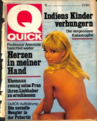 QUICK Nr. 15 10 April 1968 - Kennedy Und Die Bauchtanzerin, Hanne Wieder NDR83723 - Gökçekoleksiyon