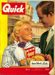 QUICK Nr. 15 13 Aprıl 1957 - Maria Schell, Elisabeths Erster Besuch NDR83623 - Gökçekoleksiyon