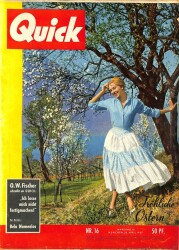 QUICK Nr. 16 20 Aprıl 1957 - Kraliçe Elizabeth, Fröhliche Ostern NDR83622 - Gökçekoleksiyon