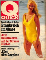 QUICK Nr. 23 5 Juni 1968 - Nur In Der Liebe Haben Wir Kein Glück NDR83520 - Gökçekoleksiyon