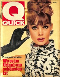 QUICK Nr. 24 12 Juni 1966 - Jean Shrimpton, Gina Lollobrigida, Rock Hudson NDR83671 - Gökçekoleksiyon