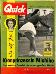 QUICK Nr. 30 25 Juli 1959 - Kronprinzessin Michiko, Begum Aga Khan, Sophia Loren NDR83642 - Gökçekoleksiyon