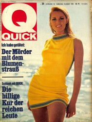 QUICK Nr 34 21 August 1966 - Luci Nugent ,Pat Nugent, Nancy Sinatra NDR84122 - Gökçekoleksiyon