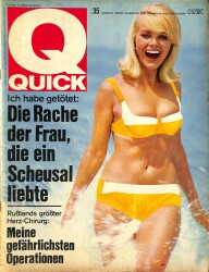 QUICK Nr. 35 23 August 1967 - Die Rache Der Frau, Die Ein Scheusal Liebte NDR83609 - Gökçekoleksiyon