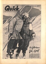 QUICK Nr. 35 27 August 1950 - Georges Bidault, Mary Hare NDR83882 - Gökçekoleksiyon