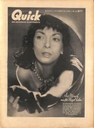 QUICK Nr. 36 3 September 1950 - Patricia Braun Und Adolf Adler NDR83883 - Gökçekoleksiyon