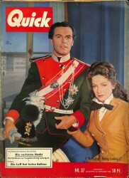 QUICK Nr. 37 12 September 1954 - O. W. Fischer König Ludwig 2 NDR83617 - Gökçekoleksiyon