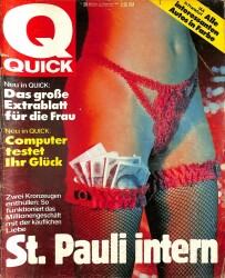 QUICK Nr. 38 15 September 1983 - Senta Berger, Heinz Georg Kramm NDR83694 - Gökçekoleksiyon
