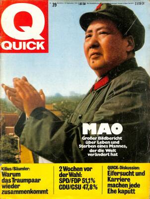 QUICK Nr. 39 16 September 1976 - Jürgen Baumler Und Marika Kilius NDR83648 - 1
