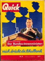 QUICK Nr. 39 27 September 1958 - Caterina Valente, Königin Elisabeth 2 NDR83632 - Gökçekoleksiyon