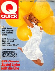 QUICK Nr. 40 23 September 1976 - Bernhards Pussy, Jimmy Carter NDR83651 - Gökçekoleksiyon